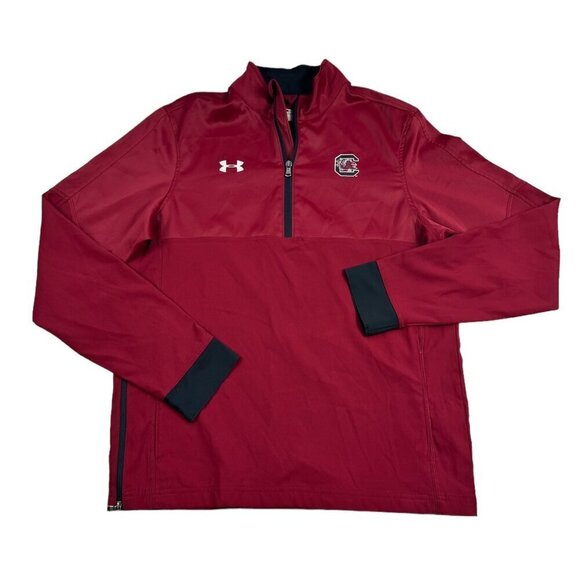 Under Armour Carolina Gamecocks 1/4 Zip Pullover Lightweight Jacket Men's Size S - Picture 1 of 6